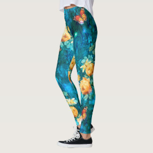 A Fairy in the Garden Series Design 11 Leggings
