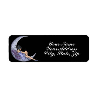 A Fairy Moon Return Address Label