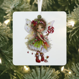  A Fairy’s Sweet Daydream Metal Tree Decoration