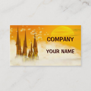 A Fairy tale castle Business Card