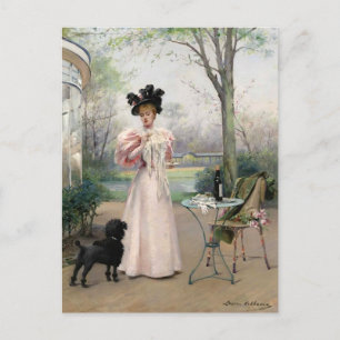 A Faithful Companion   Louise Abbéma Postcard