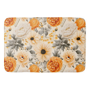 A Fall Floral Series Design 1 Bath Mat