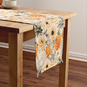 A Fall Floral Series Design 1 Short Table Runner