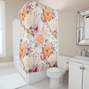 A Fall Floral Series Design 2 Shower Curtain