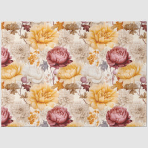 A Fall Floral Series Design 9 Tissue Paper