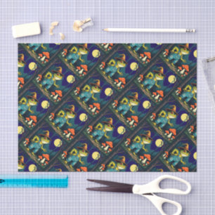 A Familiar Toad Witch Foraging At Night Tissue Paper