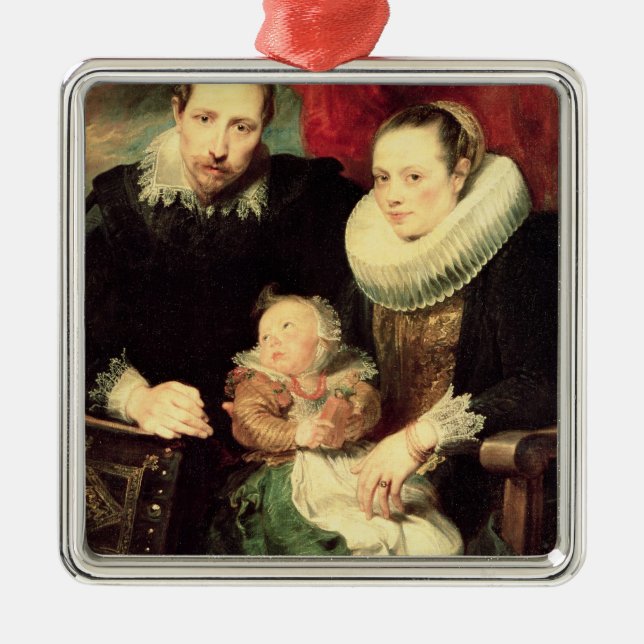 A Family Portrait, c.1618-21 Metal Ornament (Front)