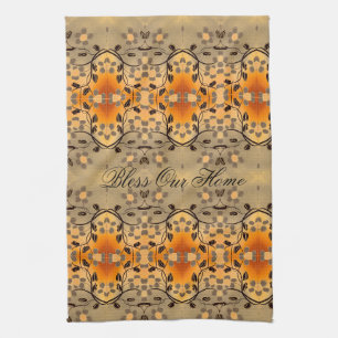 A Fancy Tea-Towel With Bless Our Home Tea Towel