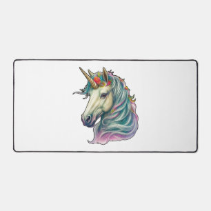 A Fantastical Unicorn! Desk Mat