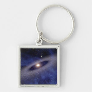 A faraway solar system key ring