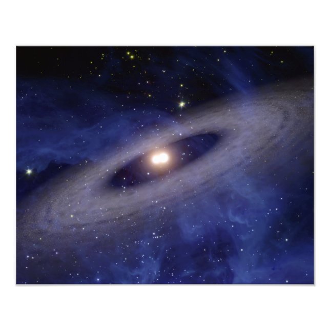 A faraway solar system photo print (Front)