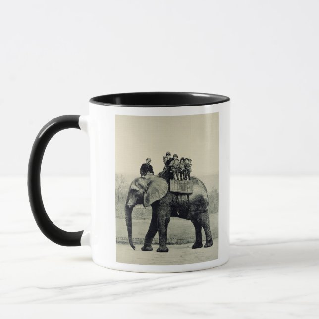 A Farewell Ride on Jumbo Mug (Left)