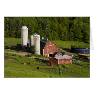 A farm in Barnet Centre, Vermont. Connecticut