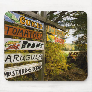 A farm stand in Holderness, New Hampshire. Mouse Pad
