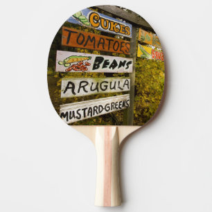 A farm stand in Holderness, New Hampshire. Ping Pong Paddle