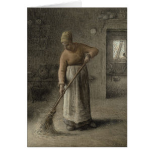 A Farmer's wife sweeping, 1867