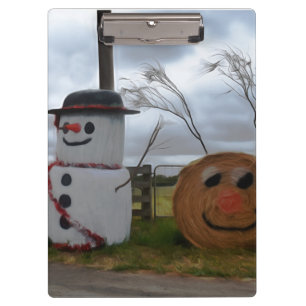 A Farmyard Christmas Clipboard