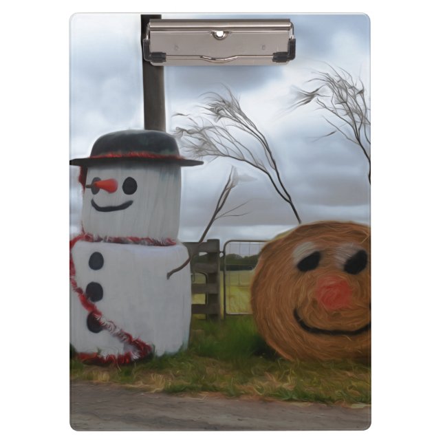 A Farmyard Christmas Clipboard (Front)