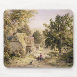 A Farmyard near Princes Risborough, 1845/6 (w/c on Mouse Pad
