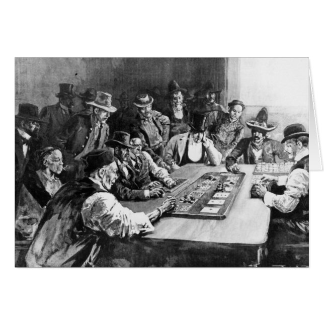 A Faro Game at El Paso (Front Horizontal)