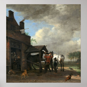 A Farrier's Shop - Paulus Potter Fine Art Poster