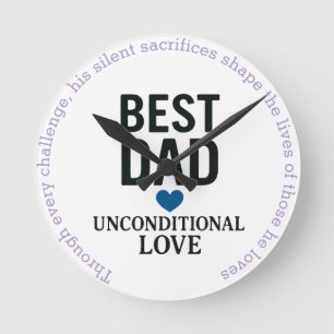 A father’s love is a beacon of strength round clock