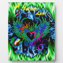 A Fathers Love Poem Custom Tabletop Plaque Art