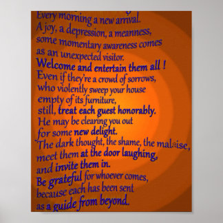 A favourite RUMI poem  Poster