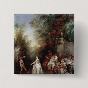 A Feast 15 Cm Square Badge