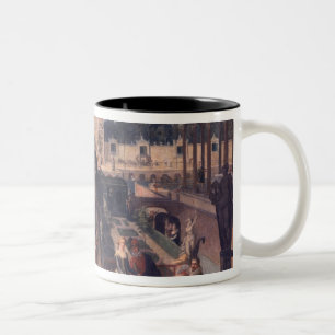 A Feast in the park of the Duke of Mantua Two-Tone Coffee Mug