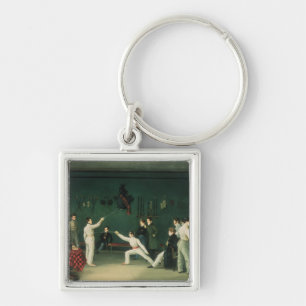 A Fencing Scene, 1827 Key Ring