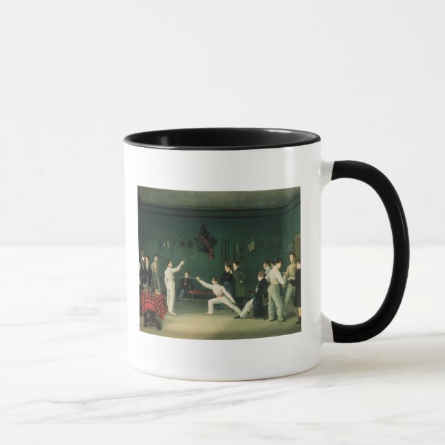 A Fencing Scene, 1827 Mug (Right)