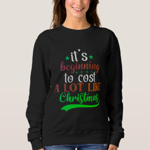 A festive and humourous Christmas t-shirt design Sweatshirt