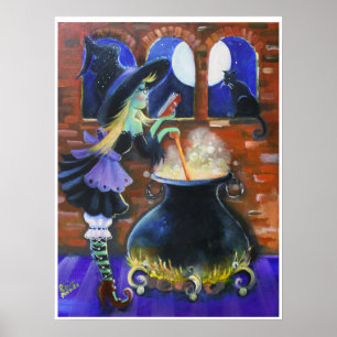 A Festive Witch's Brew Poster