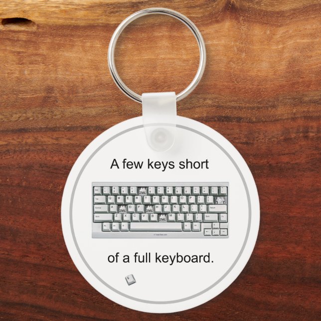 A Few Keys Short Key Ring (Back)