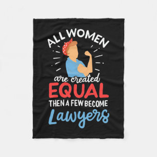 A Few Women Become Lawyers Fleece Blanket