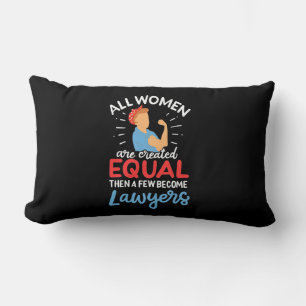 A Few Women Become Lawyers Lumbar Cushion