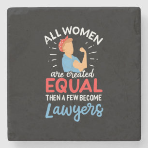 A Few Women Become Lawyers Stone Coaster