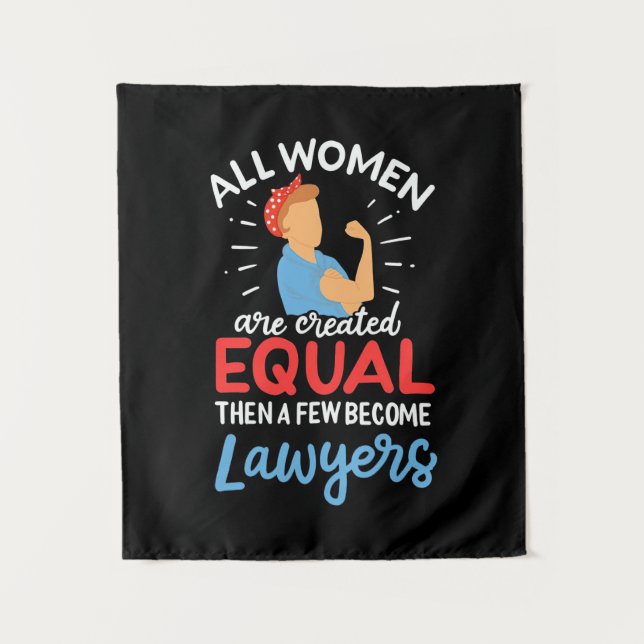A Few Women Become Lawyers Tapestry (Front)