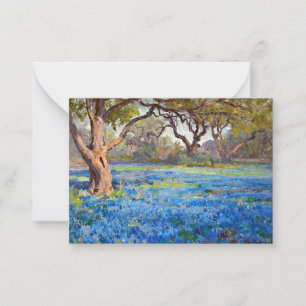 A Field of Bluebonnets at Alamo Heights, 1919 Card