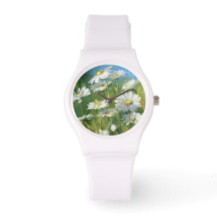 A Field of White Daisies Watch