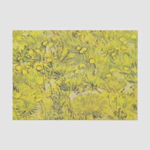 A Field of Yellow Flowers by Vincent Van Gogh Tissue Paper