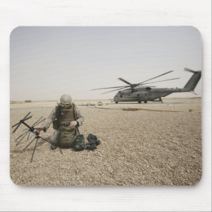 A field radio operator mouse pad