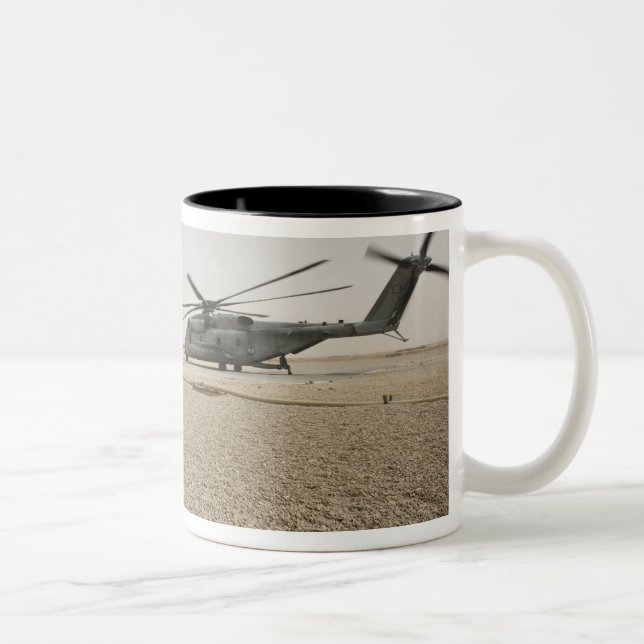 A field radio operator Two-Tone coffee mug (Right)
