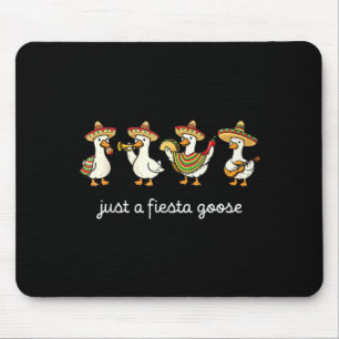 A fiesta goose cinco de mayo funny mexican fiesta mouse pad