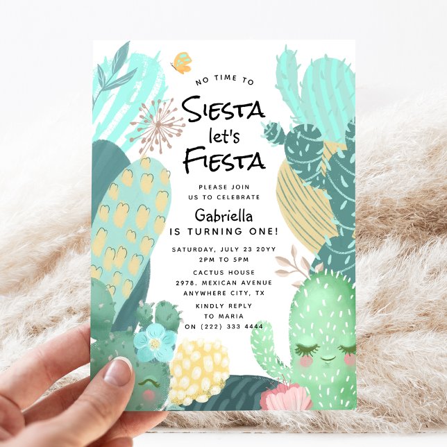 A Fiesta to Remember! 1st Birthday Invitation (Creator Uploaded)