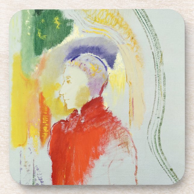 A Figure (w/c on paper) Coaster (Front)