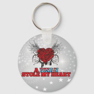 A Fijian Stole my Heart Key Ring