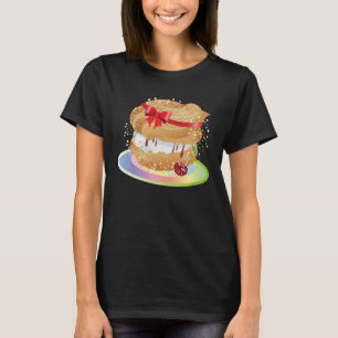 A filled wind bag with bow illustration T-Shirt