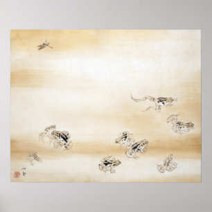 "A Fine Day" Japanese Ink Painting Poster